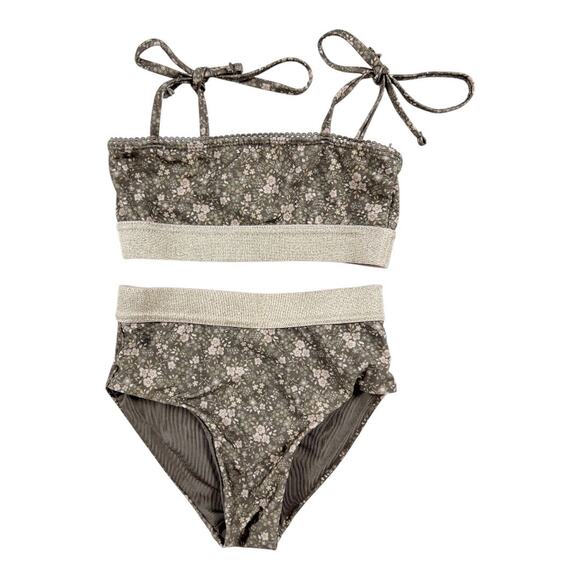 Jamie Kay Girls Floral Sophia Bikini Set Size 5Y Sustainable Swim - Picture 1 of 7